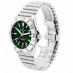 Breitling Chronomat GMT 40MM A32398 Green Dial Watch
